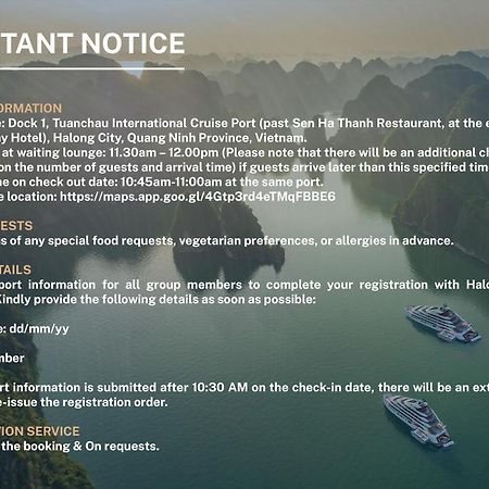 ホテル Grand Pioneers Halong Bay Cruise 1 ハロン エクステリア 写真
