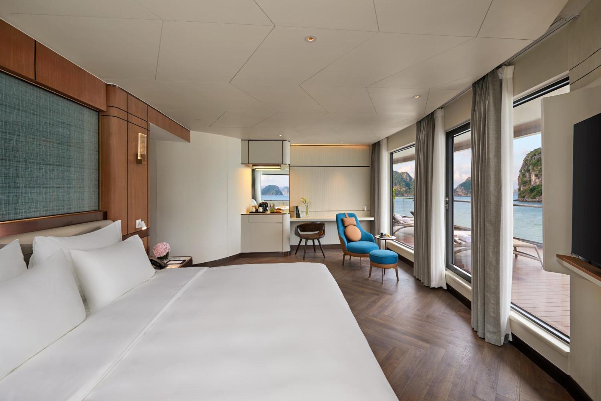 ホテル Grand Pioneers Halong Bay Cruise 1 ハロン エクステリア 写真