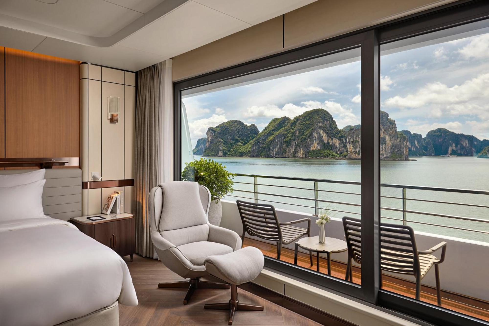 ホテル Grand Pioneers Halong Bay Cruise 1 ハロン エクステリア 写真
